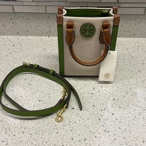 🌸🌺NWT Tory Burch Blake Canvas Mini Shopper🌸🌺